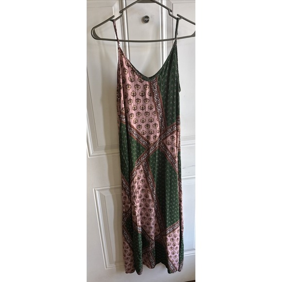 Natural Life Maxi Slip Dress Size XS  Boho Hippie Strappy - Picture 3 of 5